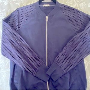 GAP navy blue eyelet sweater